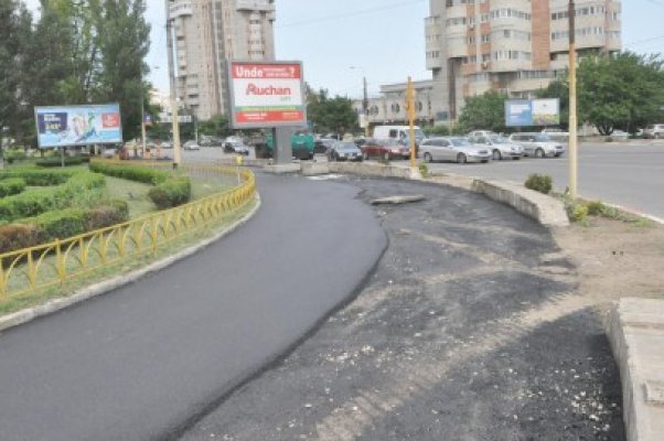 Asfaltări PE TIMP DE NOAPTE, la Constanţa!